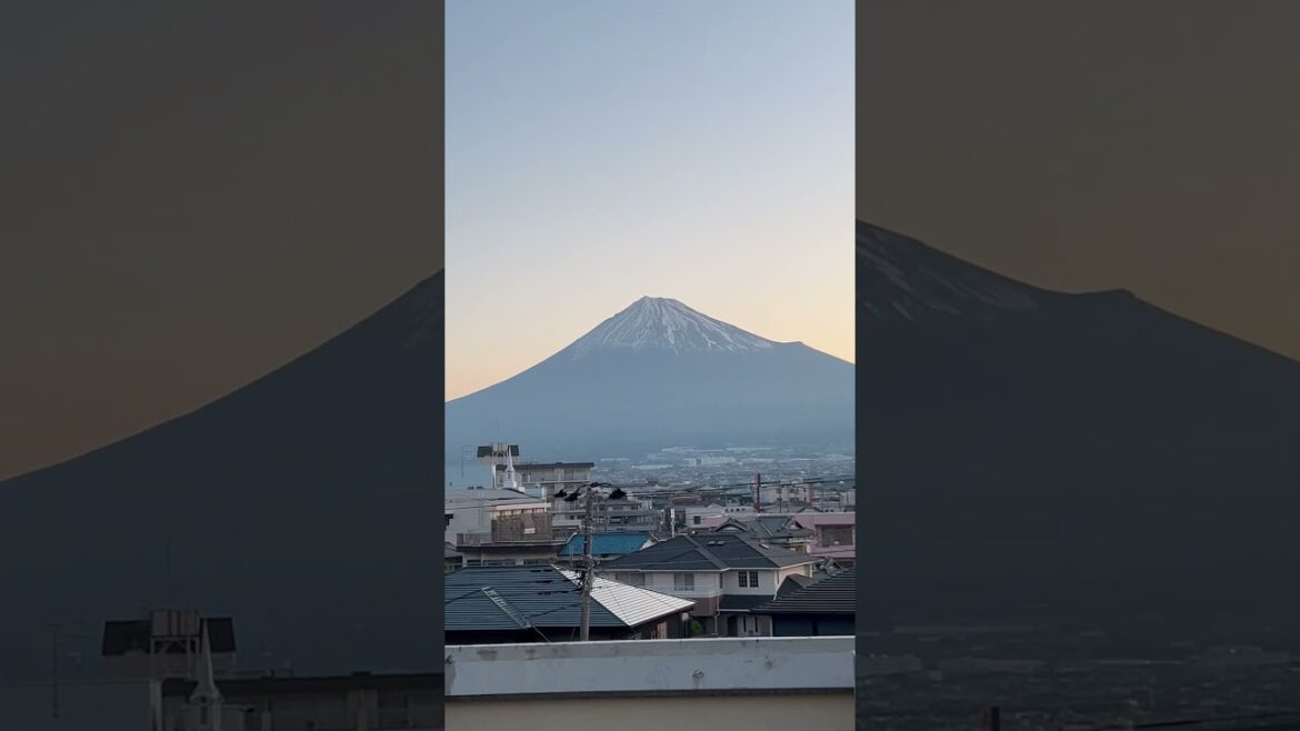 Dawn View before Sunrise from Hotel Grand Fuji