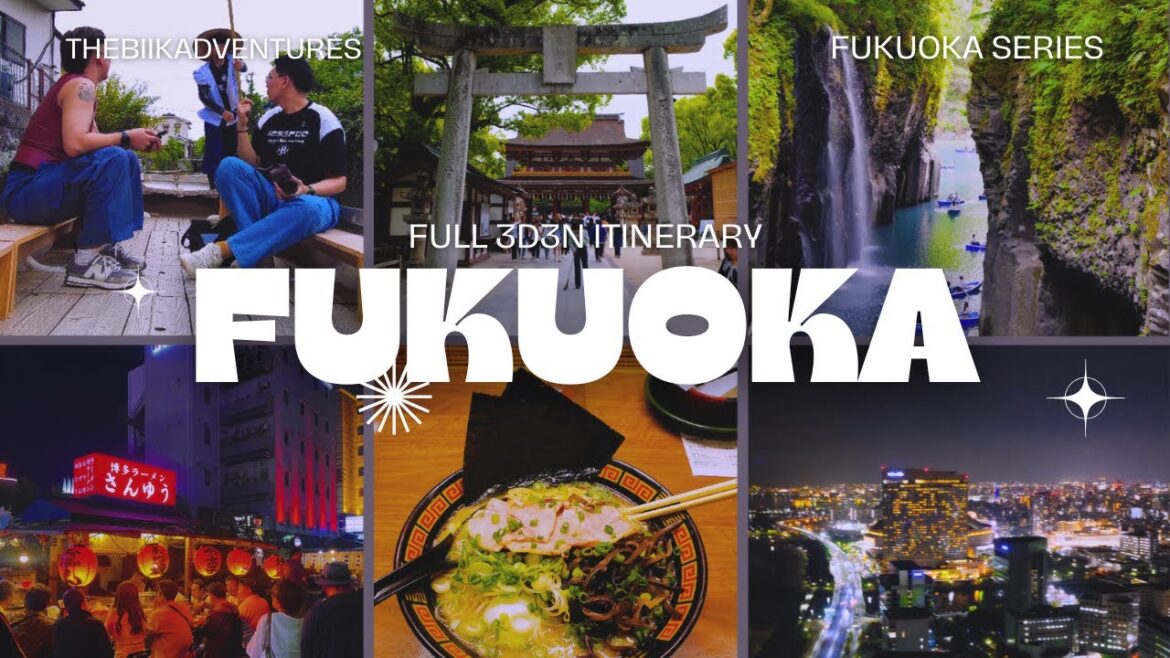 COMPLETE FUKUOKA ITINERARY 2025 (3D3N W/₱21,871 BUDGET) | Fukuoka Vlog 2025 | The Biik Adventures