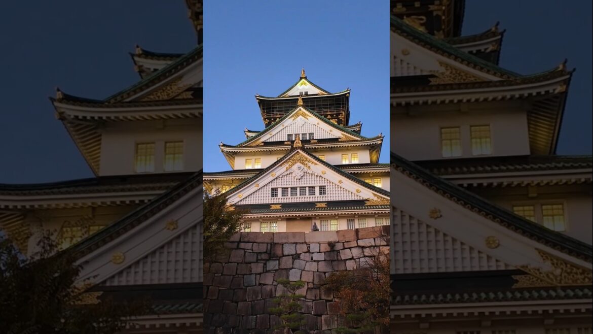 Sunset at Osaka Castle | A Japanese Masterpiece 🇯🇵 #japan #travel #shorts Sunset at Osaka Castle | A Japanese Masterpiece 🇯🇵 #japan #travel #shorts