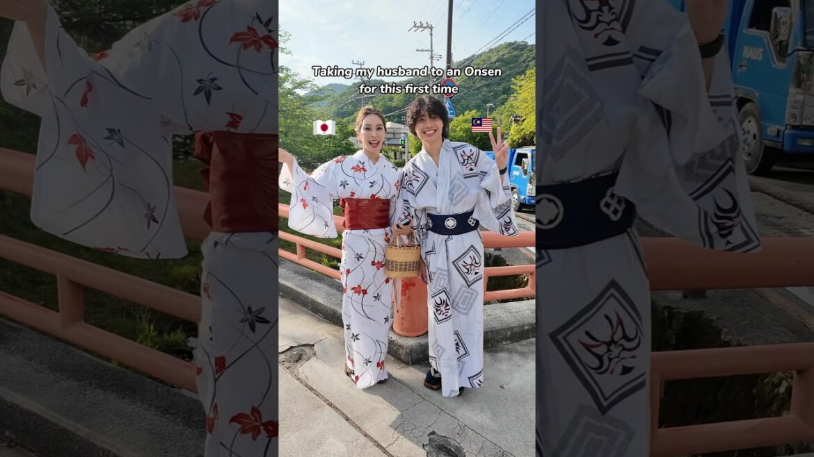 Taking my Malaysian Husband to an onsen ♨️ for the first time! 🇯🇵 [Japan]