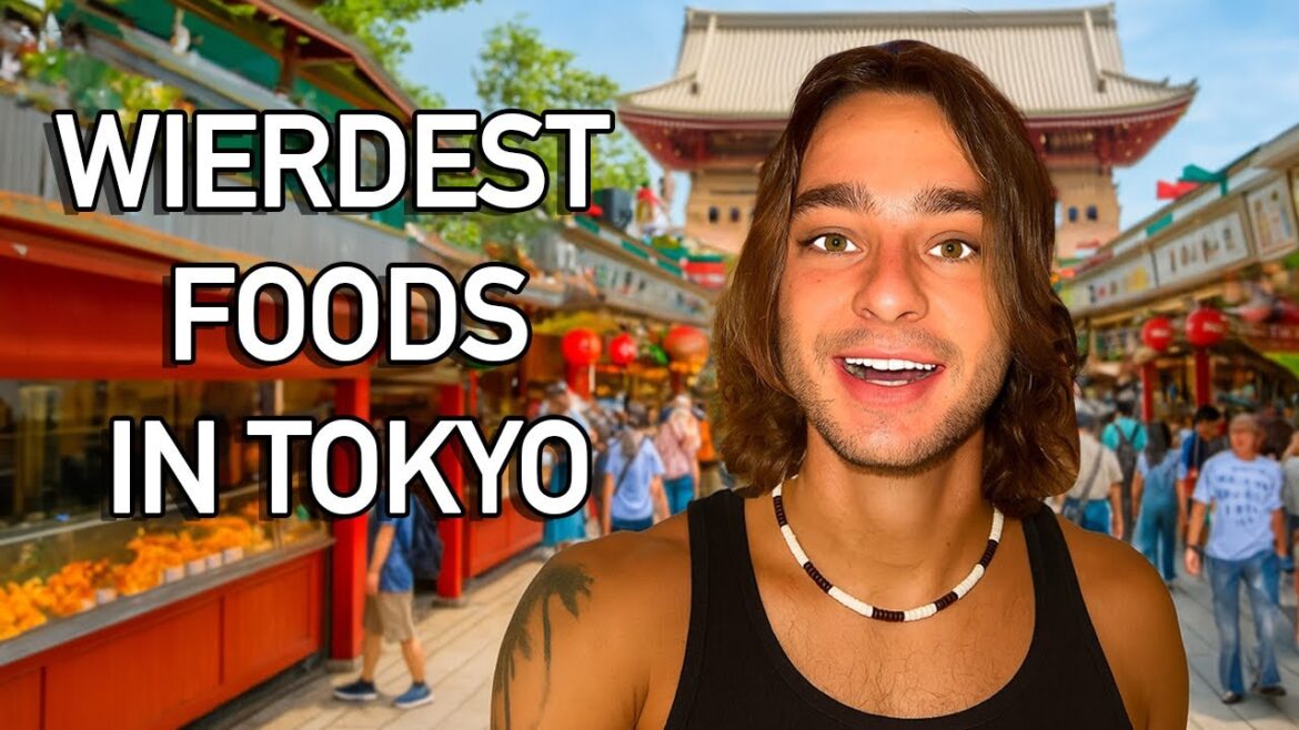 Eating Weird STREET FOOD in Japan