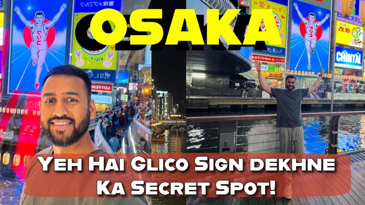 Short clips: Hidden Spot Se Glico Signboard Ka Best View! 😍 | Dotonbori Osaka Japan 🇯🇵 #japan Short clips: Hidden Spot Se Glico Signboard Ka Best View! 😍 | Dotonbori Osaka Japan 🇯🇵 #japan