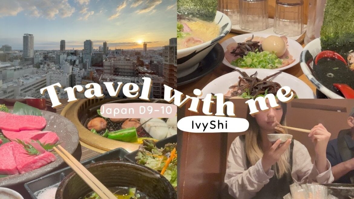 Trips in Japan🇯🇵: Kyoto-Kobe-Osaka🧳, Yums🥢,Aquarium 🐬,Souvenirs💸