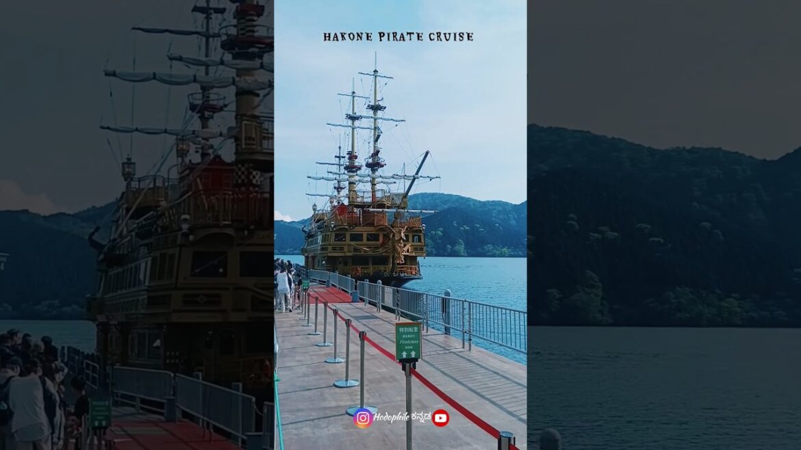Hakone Pirate cruise, Japan #hakone #cruise #pirates