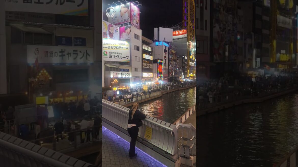 Dotonbori At Night Osaka 🇯🇵#shorts  #dotonbori #osaka #japan #travel #nighlife #osakacity #osakatrip