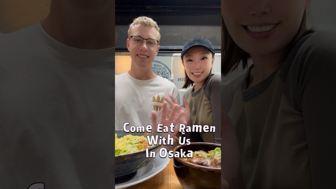 Come eat Ramen with us in Osaka #travel #japan #food