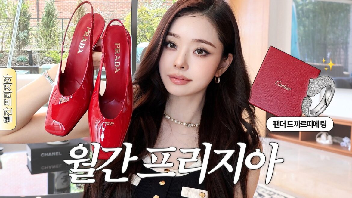 월간프리지아🛍️ 까르띠에 풀파베 언박싱 같이해요💍✨ 셀린느, 프라다, 브라운 햇, 핸드폰 케이스 추천