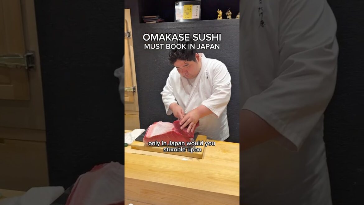 Omakase sushi in Japan #sushi #japantravel #reels