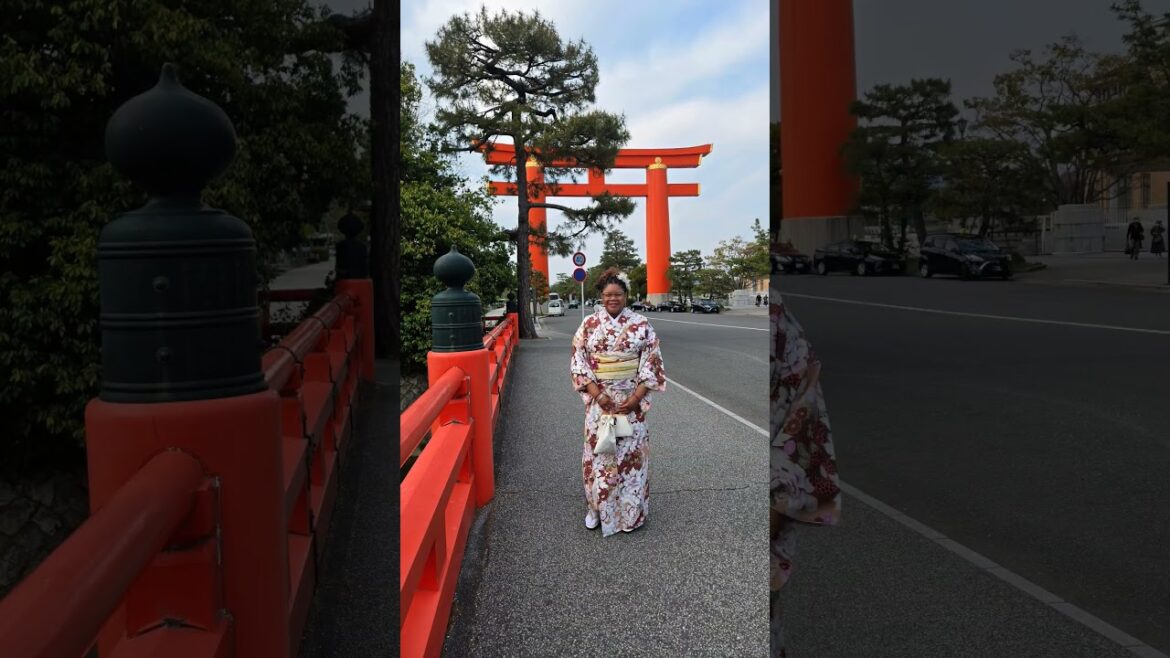 April 14–18, 2025: Second time renting a kimono #japan #kyoto #goodvibes #travel
