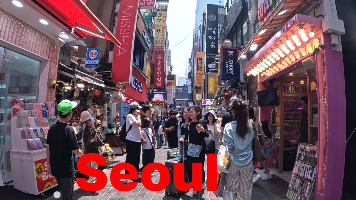 [4K] #400 Walking🟥 Myeongdong Street Food, the most visited tourist attraction in Seoul, Korea #Walk