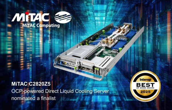 MiTAC’s liquid cooling server earns finalist spot at Interop Tokyo 2025 MiTAC’s liquid cooling server earns finalist spot at Interop Tokyo 2025
