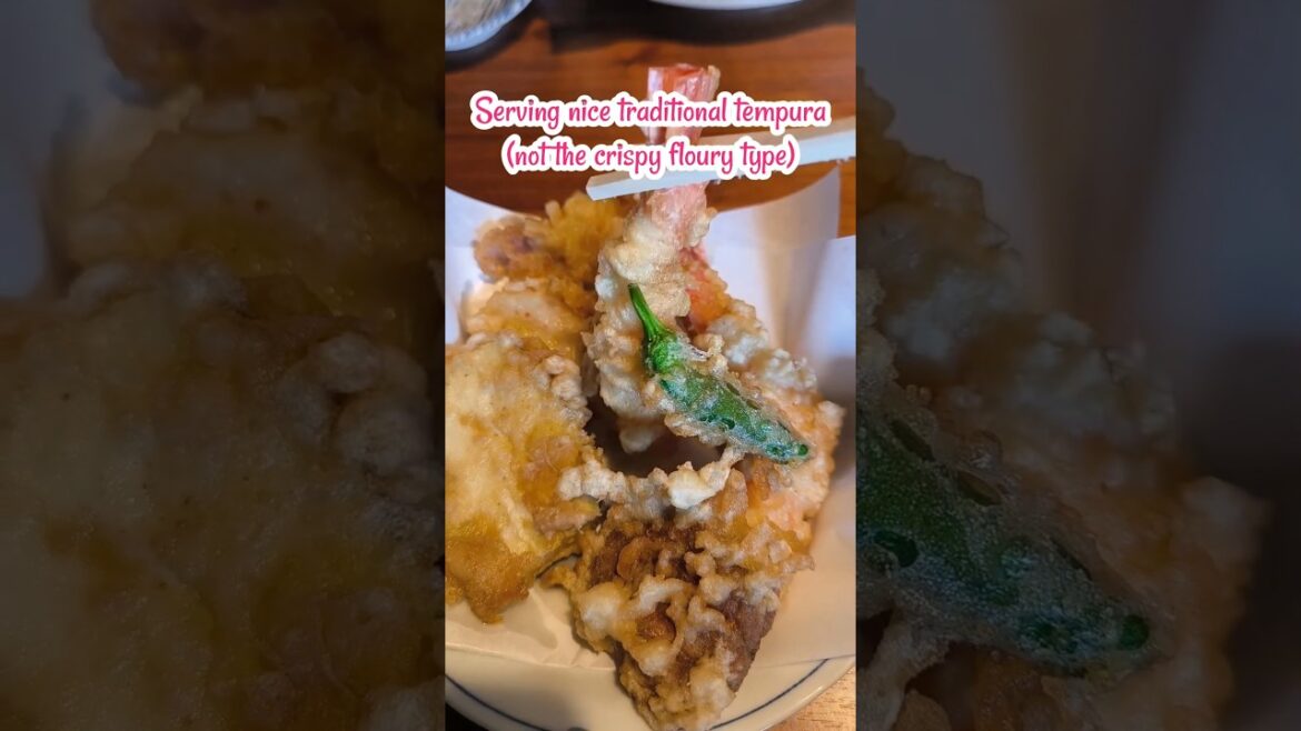 Hidden, humble, heavenly — Matsumoto Tempura in Hakodate 🍤 #asia #japan #food