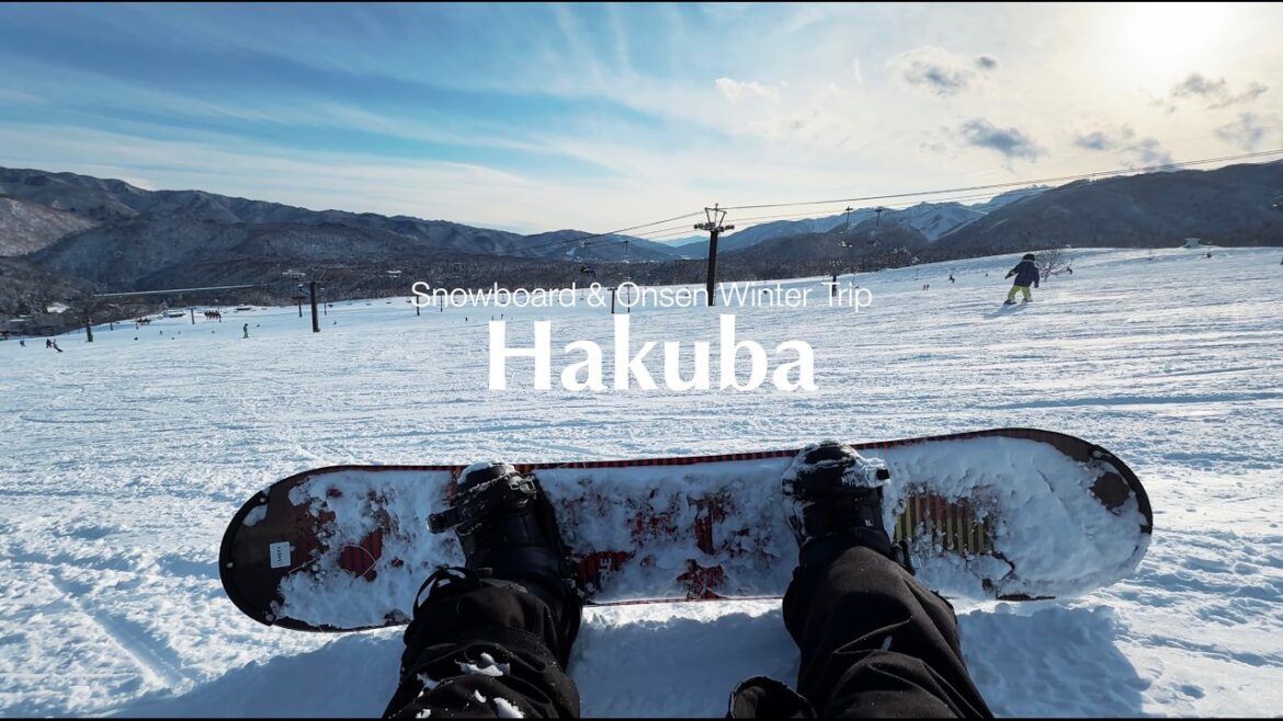 Winter Journey to Hakuba Nagano | Snowboarding at Tsugaike Kogen, Onsen Ryokan Hoshino KAI Alps