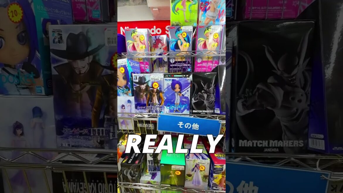 Is this the CHEAPEST Anime Figure in Japan !? #japan  #anime #travel