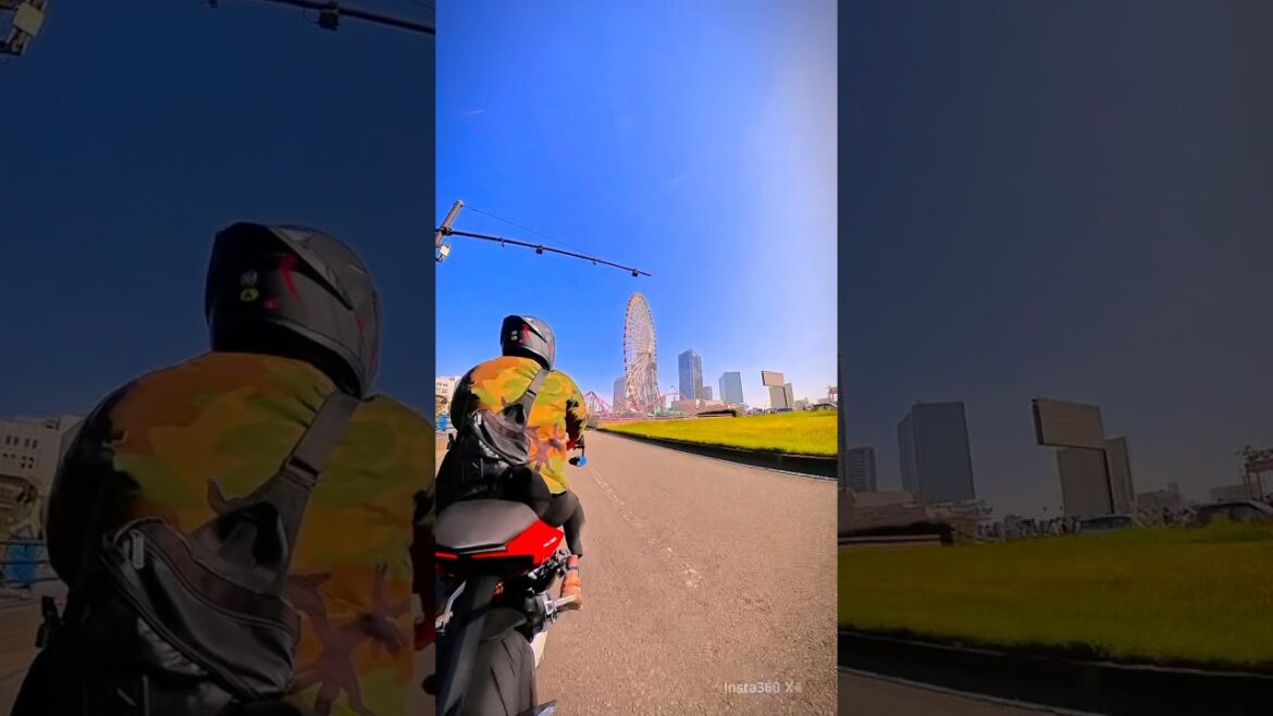 A Peaceful Bike Ride in yokohama#japan #travel #views #shorts #bike #vivia alvideo #movlogs