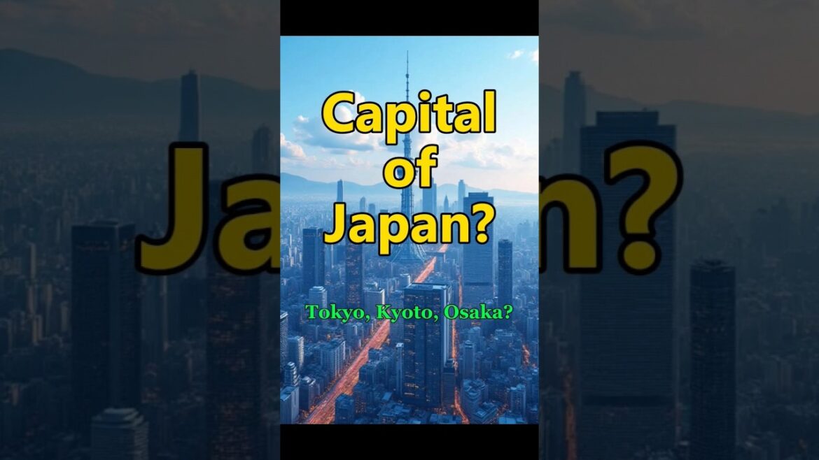 Where is the Capital of Japan? - Japan Facts #funfacts #japan #travel #culture