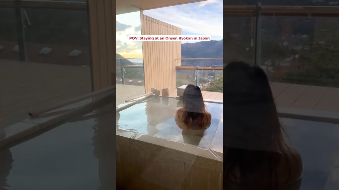 Chillin’ in a Hakone Onsen with a View β¨οΈπ Chillin' in a Hakone Onsen with a View β¨οΈπ