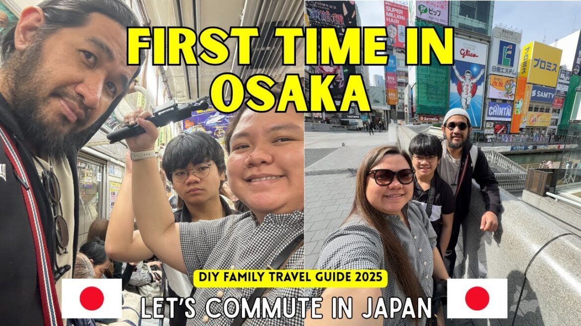 Unforgettable First Time in Osaka! 🚄✨ DIY Travel Vlog & Commuting Tips You Can’t Miss! |Myrtle FamTV