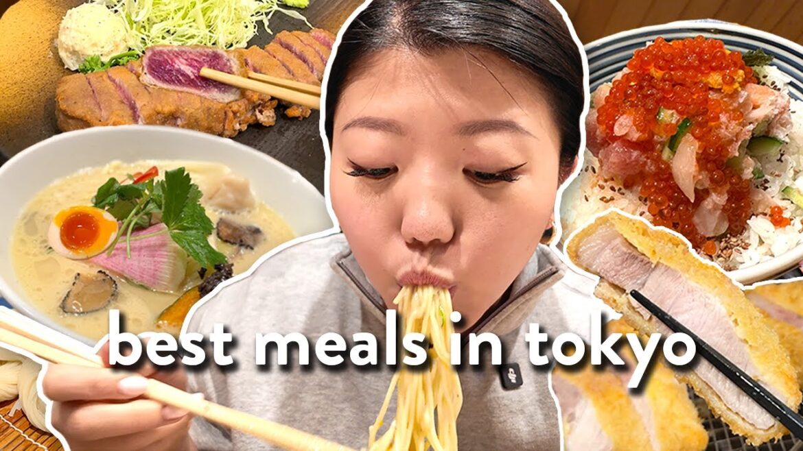 WHAT TO EAT IN TOKYO, JAPAN! My Favorite Tokyo Meals 🍜 (ramen, seafood, beef, udon, katsu)