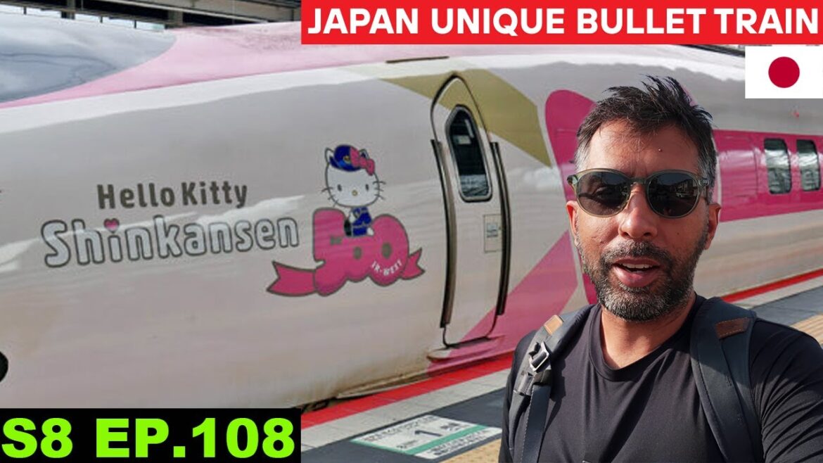 The World's ONLY Hello Kitty Bullet Train in Japan 🇯🇵 S8 EP 108 | Pakistan to Japan Motorcycle