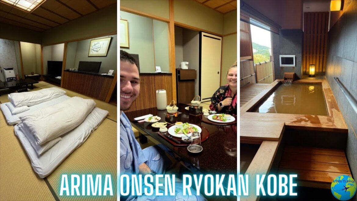 Arima Onsen Luxury Ryokan Hanamusubi Tour and Review! Traditional Japanese Ryokan near Kobe