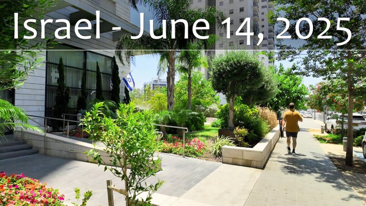 ISRAEL TODAY! A Walk from the City of Rishon LeZion to the City of Be’er Ya’akov.