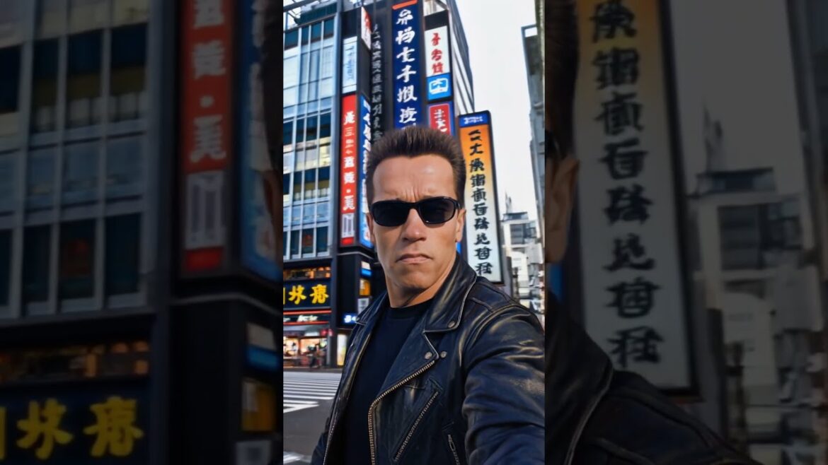 Selfienator in Tokyo  – Just a Terminator on vacation 🤖📸