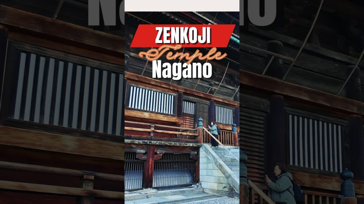 Nagano Zenkoji Temple