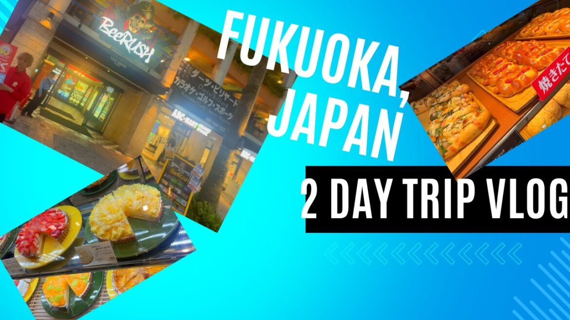 2 DAY Japan VLOG...From Underground Malls to Munchies: Fukuoka, Japan