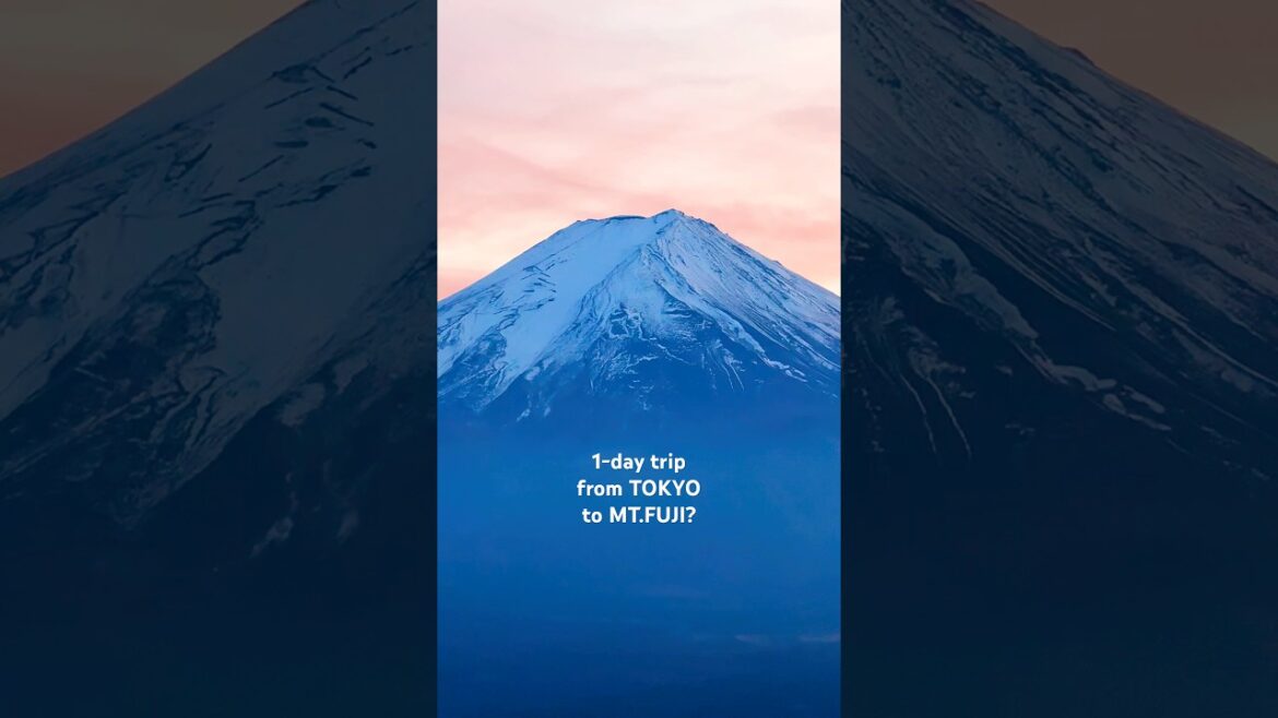 1-day trip from Tokyo to Fujikawaguchiko town near Mt.Fuji