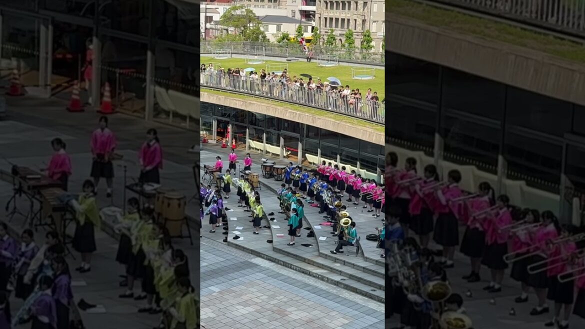 Diamond Princess Leaving Nagasaki with School Band playing for us #music #japantravel #nagasaki