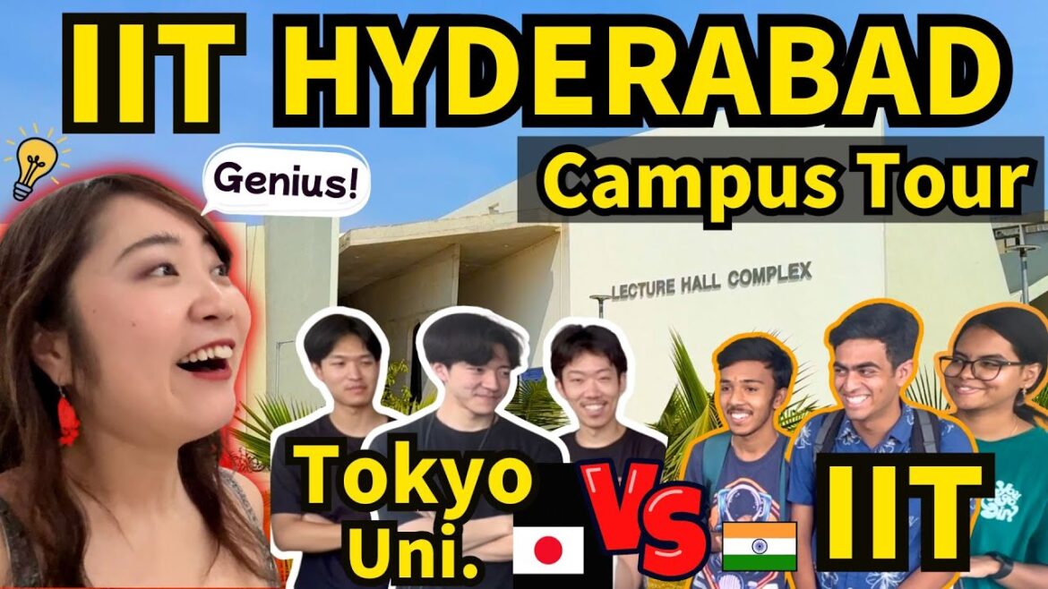 🇮🇳 IIT HYDERABAD Campus Tour 🏫  Japan supported IITH Construction!?
