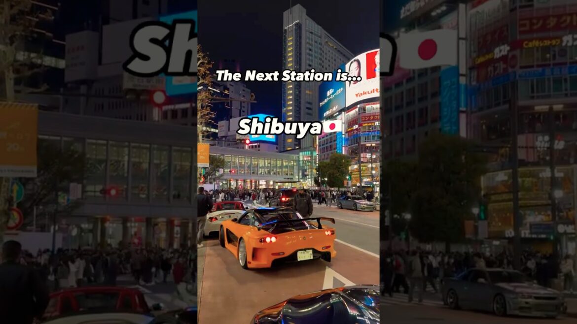 Shibuya: Where Tokyo never sleeps 🏙️✨ #shorts