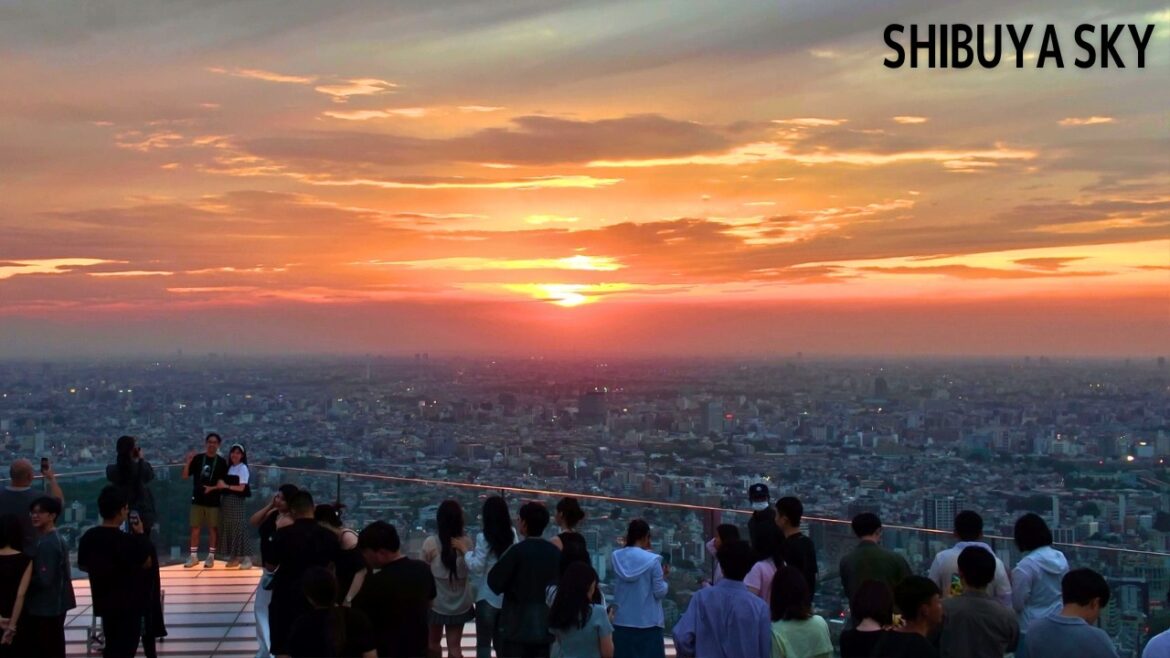 4K๐๐Magical Golden Hour Hits Different at Shibuya Sky!! in Shibuya Tokyo Japan 2025 4K๐๐Magical Golden Hour Hits Different at Shibuya Sky!! in Shibuya Tokyo Japan 2025