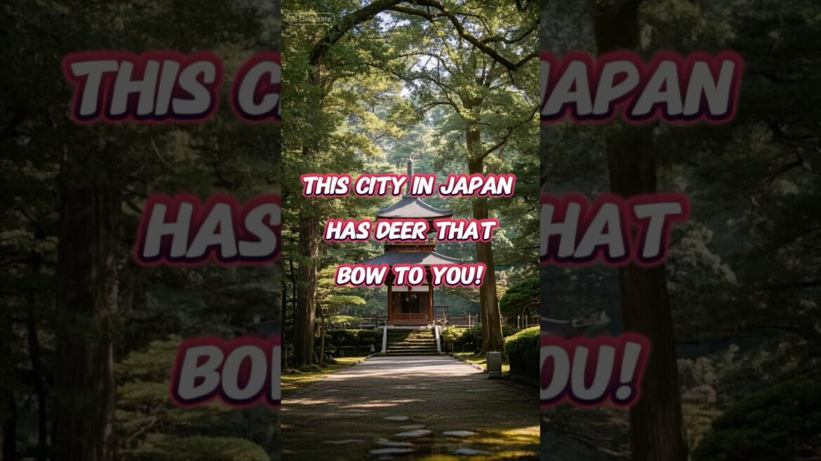 Why These Deer in Japan Bow to Humans 😲🦌 #japan #travel