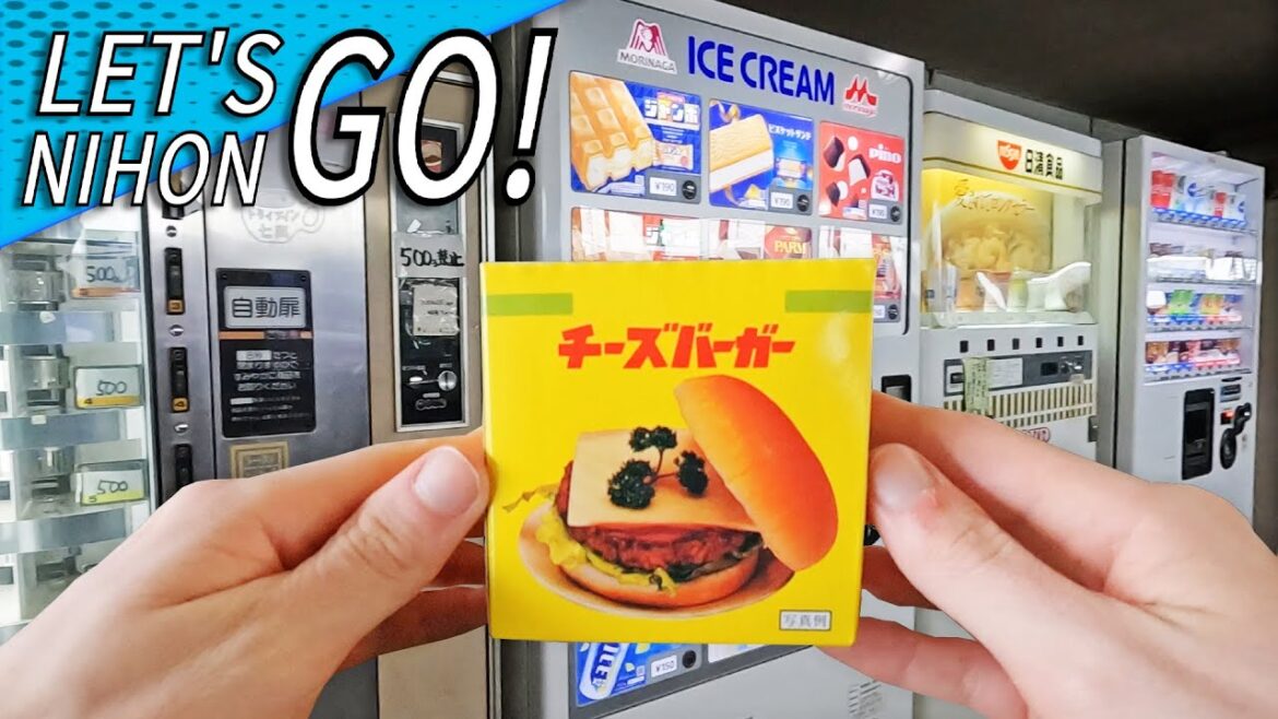 Japan's FAMOUS Vending Machine Cafe 🍜🍔😋🍦