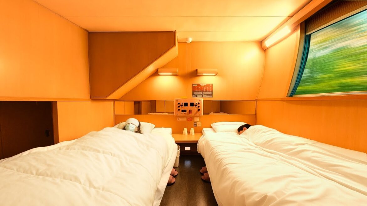 24 Hours on Japan’s Sleeper Train | 🇯🇵Sunrise Express Twin