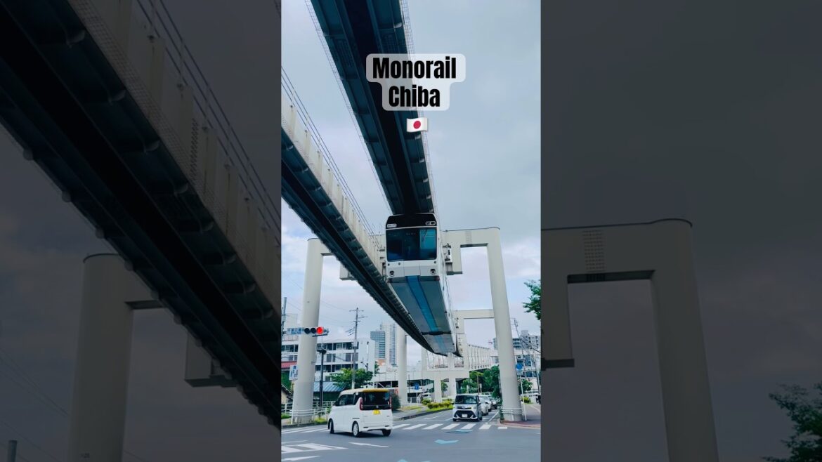 Monorail Chiba 🇯🇵 #travel #monorail #shorts #japan #chiba #tokyo #ytshorts