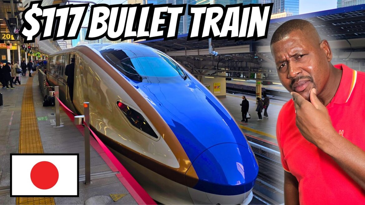 FIRST CLASS on Japan’s Bullet Train (Tokyo to Nagano at 260 km/h!)