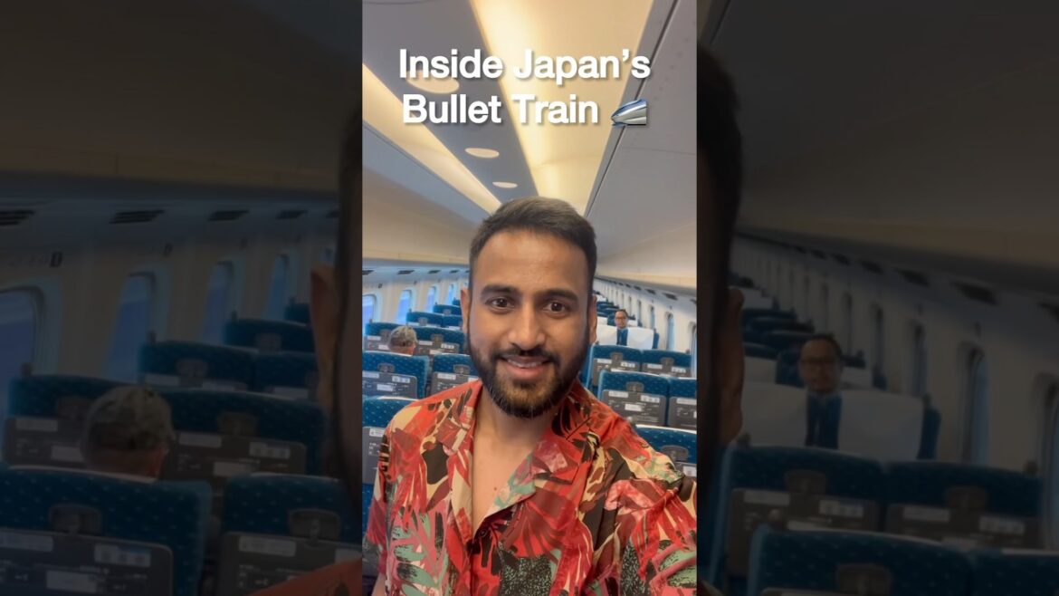 Inside Japan’s Bullet Train 🚄 | Shinkansen Full Tour + Washroom Review! #shorts #ytshorts #trending Inside Japan’s Bullet Train 🚄 | Shinkansen Full Tour + Washroom Review! #shorts #ytshorts #trending
