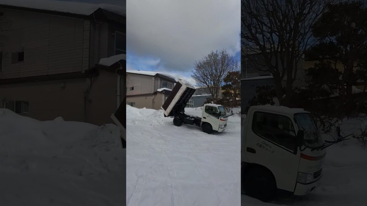 So Much Snow in Otaru, Hokkaido  #travel #japan #hokkaido