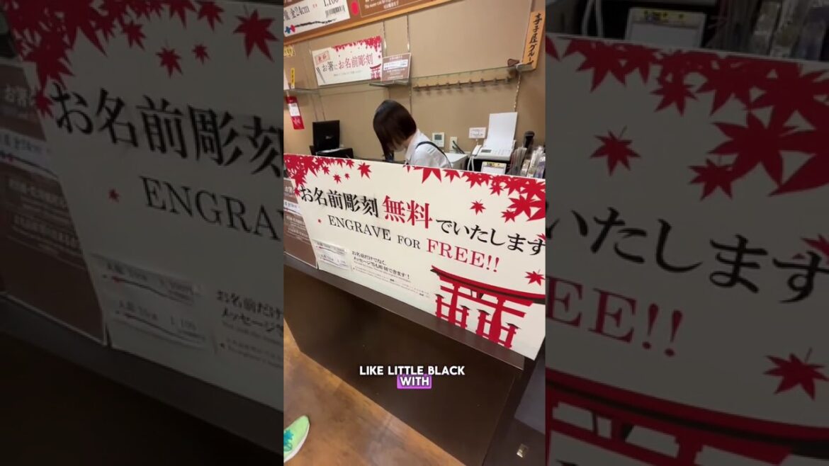 Custom Chopsticks in Japan!