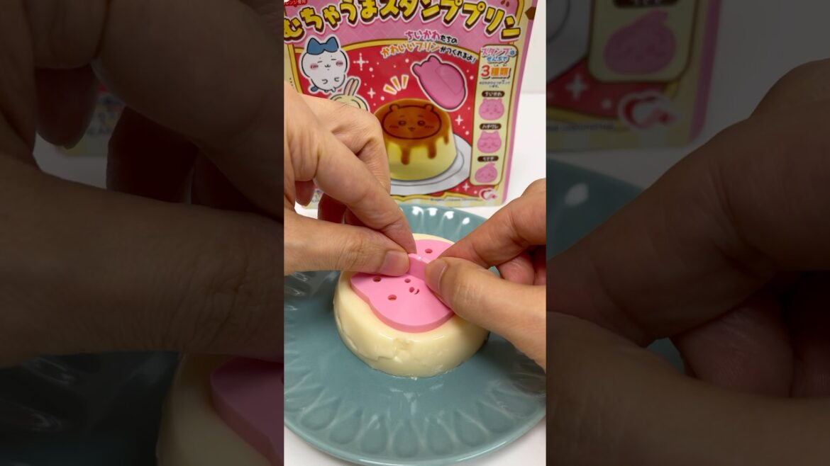Chiikawa Easy Character Stamp Pudding DIY Candy Kit #shorts