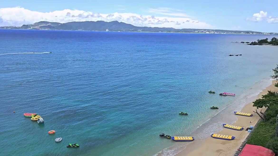 Scenic View From Best Western Kouki Beach Hotel In Nago, Okinawa Island, Japan - 8th Floor - 4K UHD