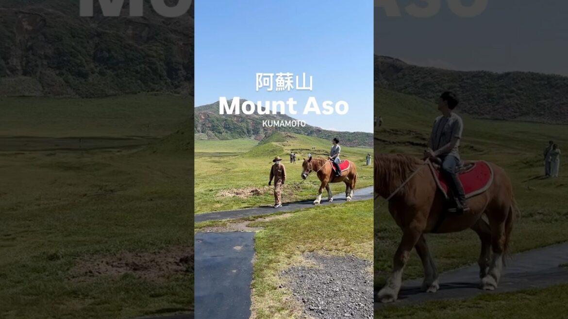 Mount Aso, the surreal beauty of Japan’s largest active volcano.