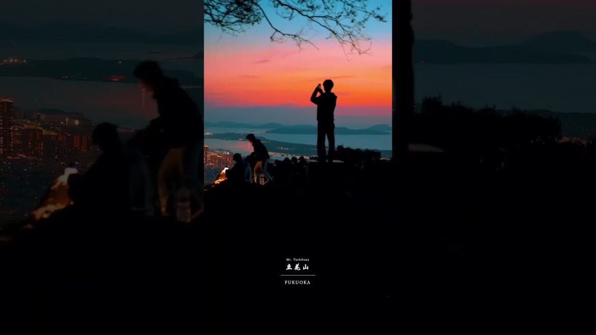 Hidden Gem in Fukuoka! 🌄 Discover the Breathtaking Views of Tachibana Mountain!