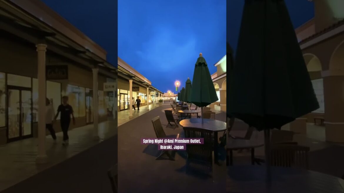Spring Night @Ami Premium Outlet #ibaraki #japan #travel #lifeinjapan #shortvideo