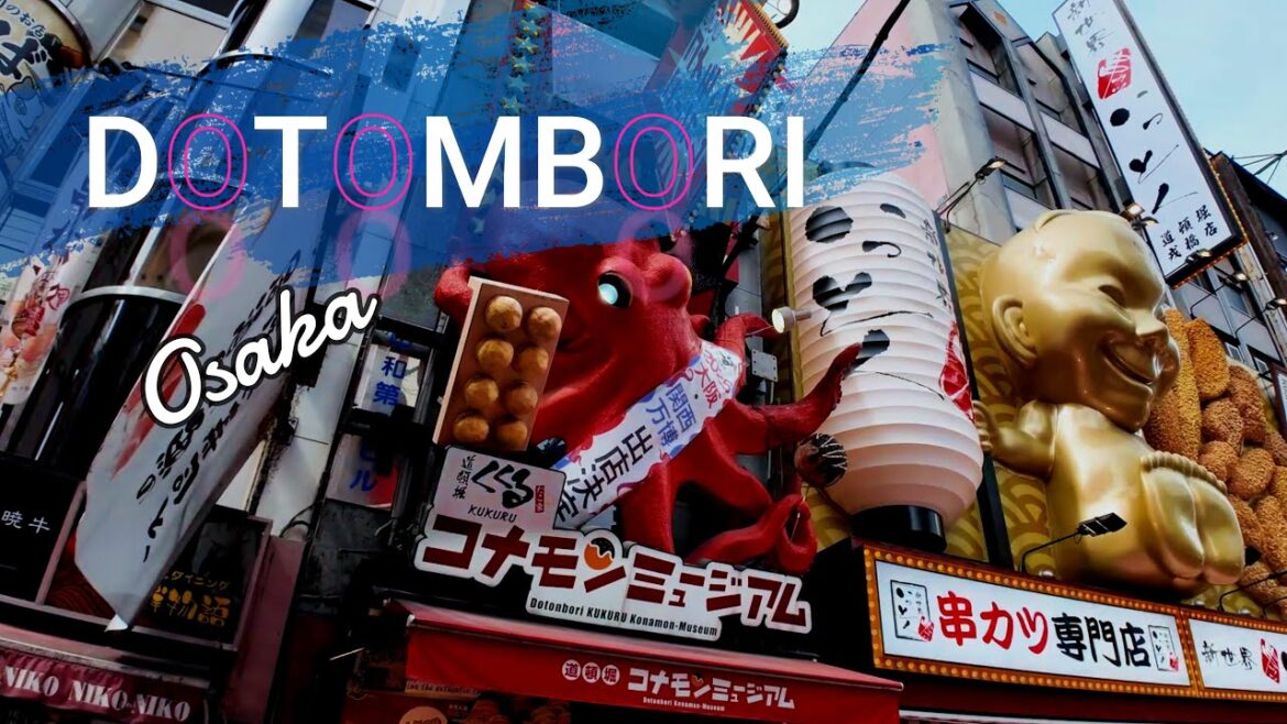 🇯🇵 Dotombori Osaka – Japan Walkning Tour 4K 🇯🇵 Dotombori Osaka - Japan Walkning Tour 4K