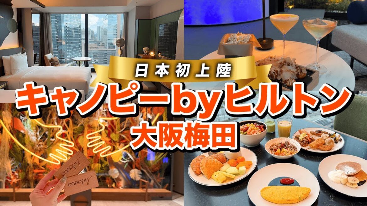 【大阪ホテル】ヒルトンの日本初進出ライフスタイルホテル✨大阪駅・梅田駅も徒歩圏内🚶