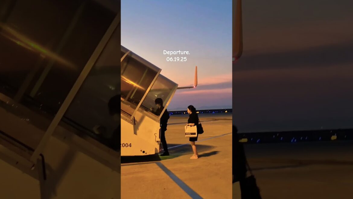 Departure. #travel #trip #tour #shortvideo #shorts #short #osaka